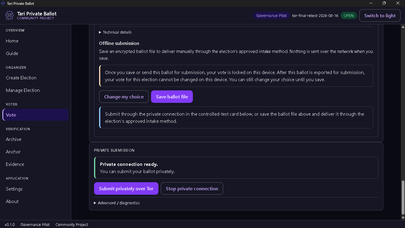 Screenshot send choices