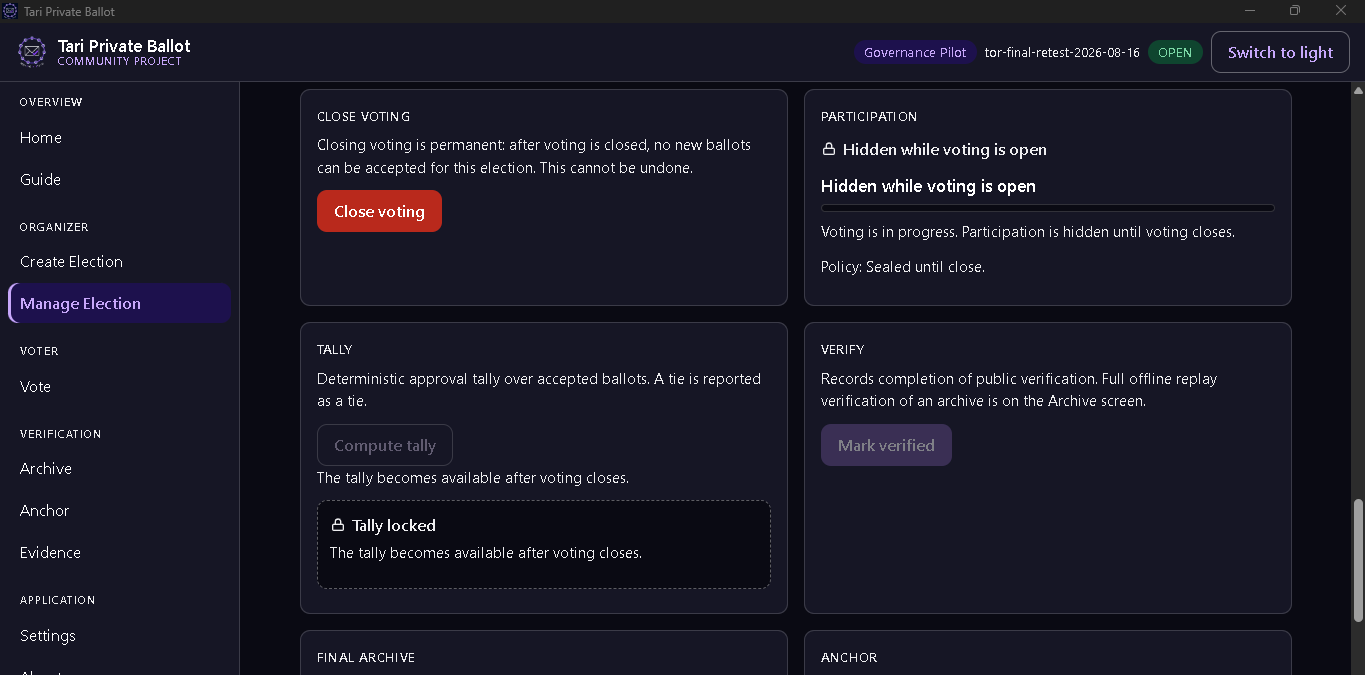 Screenshot close vote